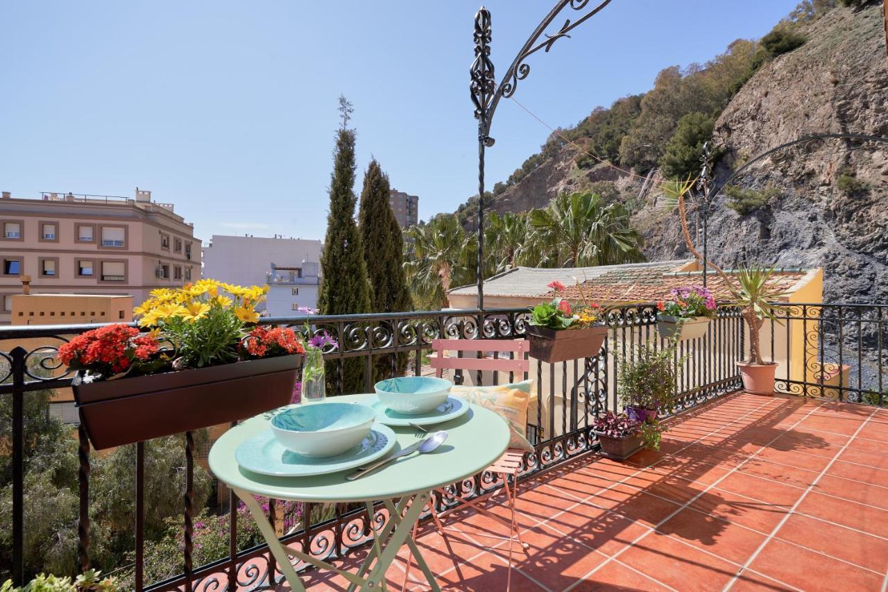 Villa Rosita Suites En Playa De La Malagueta Con Terraza Malaga Exterior photo